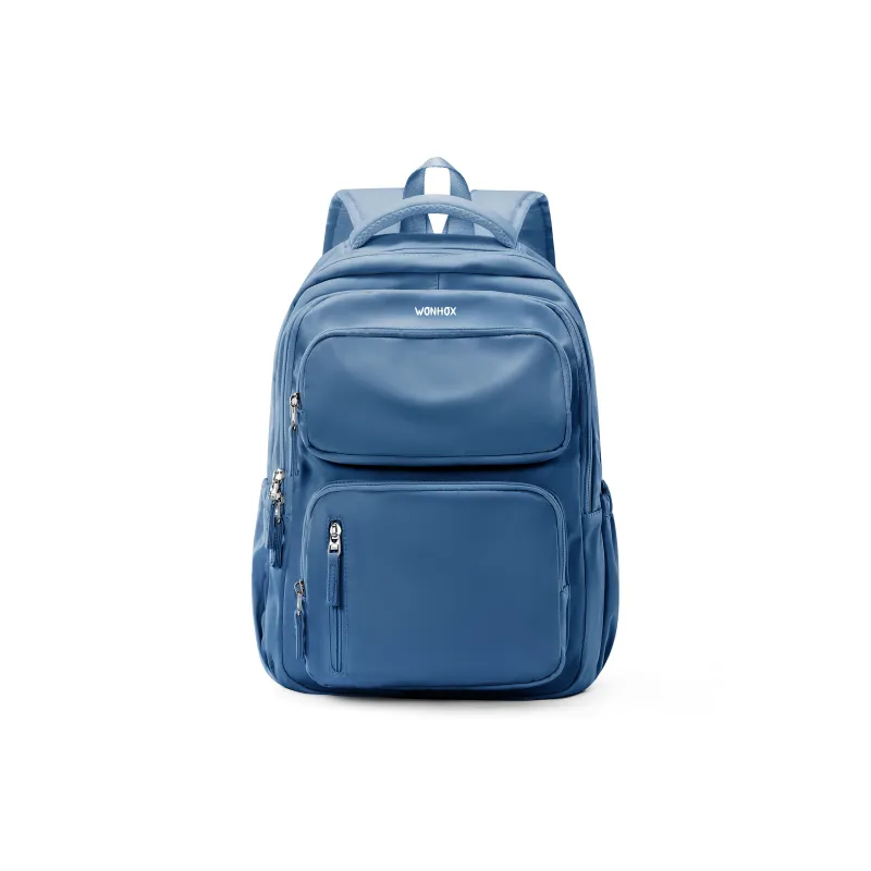 WONHOX Fabric Backpack Laptop Bag Regular Unisex Multicolor-36