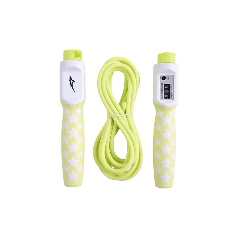 KASUP Sports & Fitness Mechanical Counting Jump Ropes Adults Handle Material PVC, Rope Material Rubber 2.8m-1