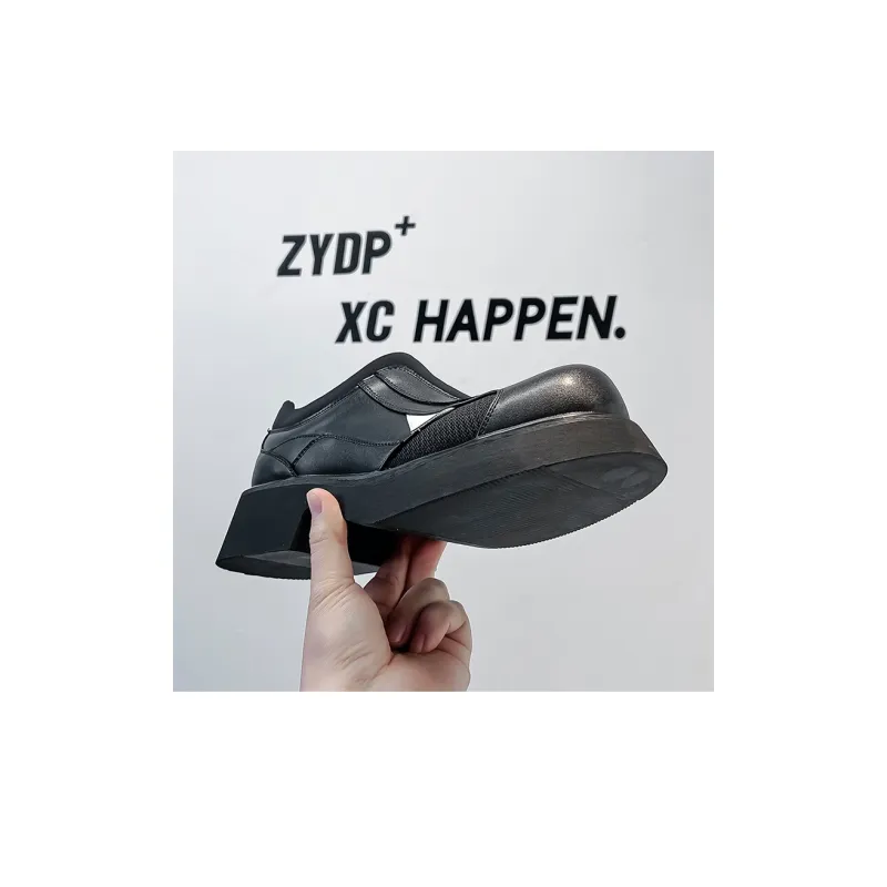 MODENGPAN Derby Shoes Men's Black-2