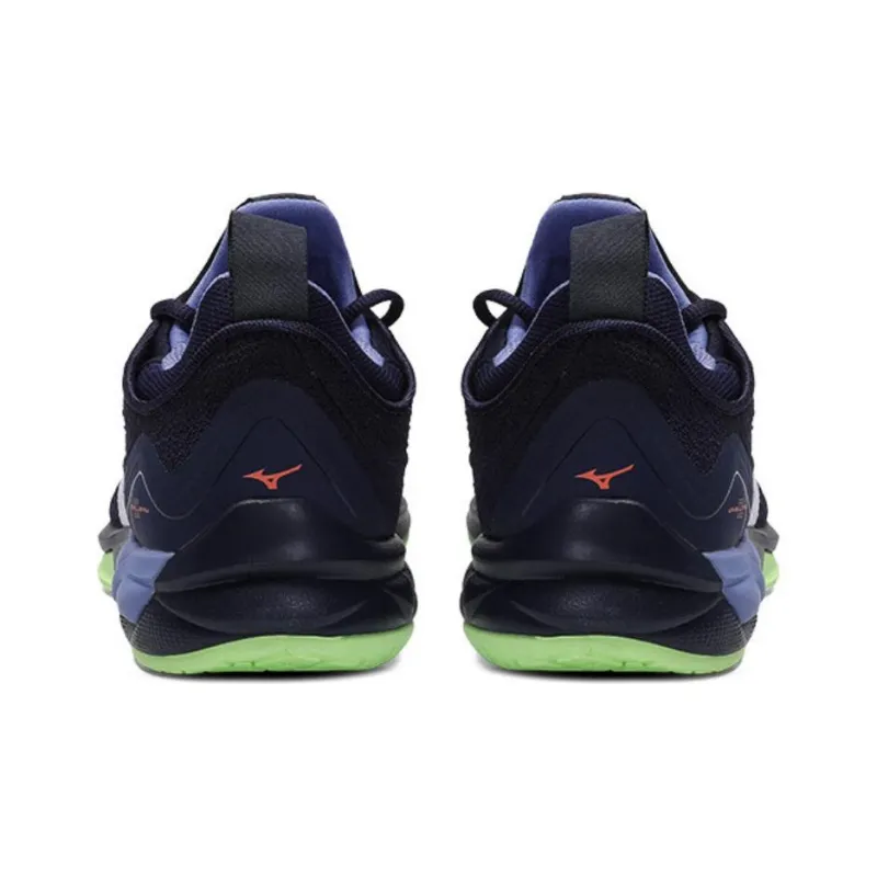 Mizuno Luminous 2 Wave Cushioning Anti Slip And Wear Resistant Low Top Training Shoes Unisex Black Green Purple-3