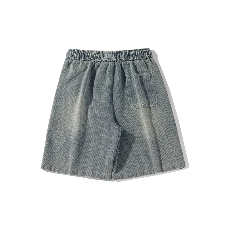 LTIFONE Denim Shorts Unisex Blue-1