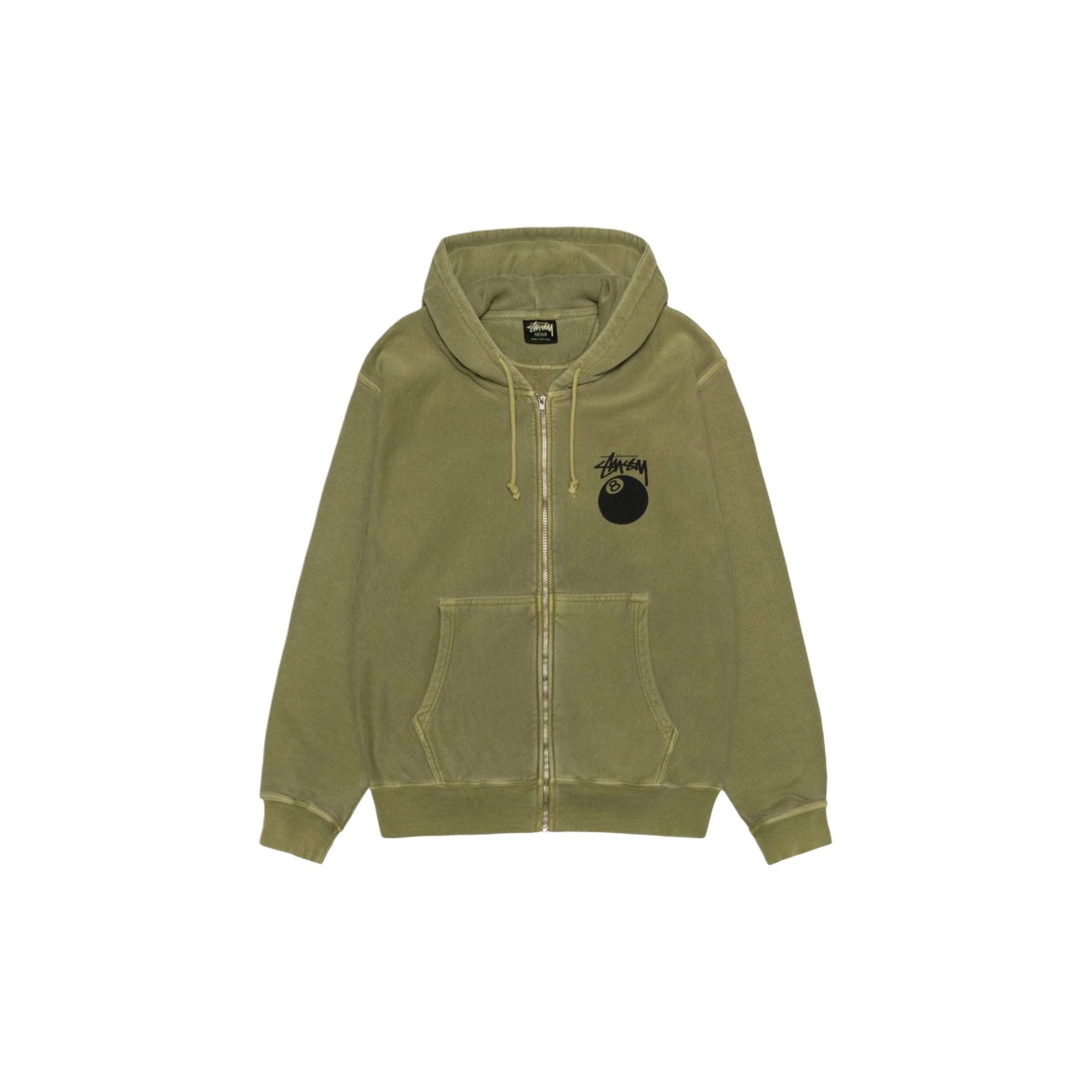Stussy 8 Ball Pigment Dyed Crew - POIZON