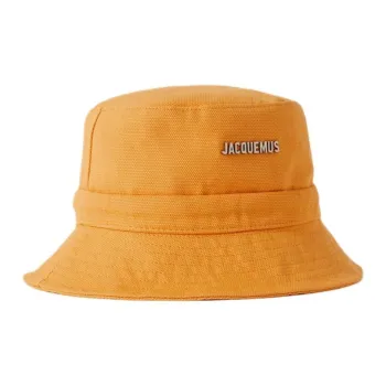 Jacquemus Cotton Bucket Hats Women's Yellow