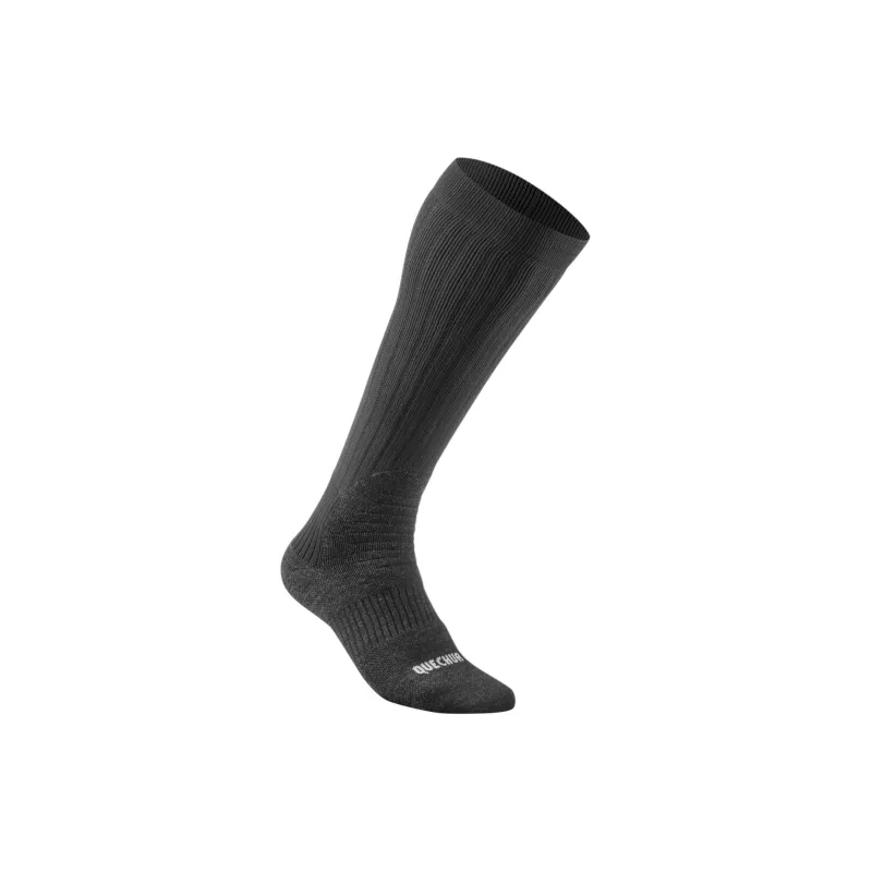 DECATHLON SH100 Knee-High Socks Unisex 2 Pack Black-1