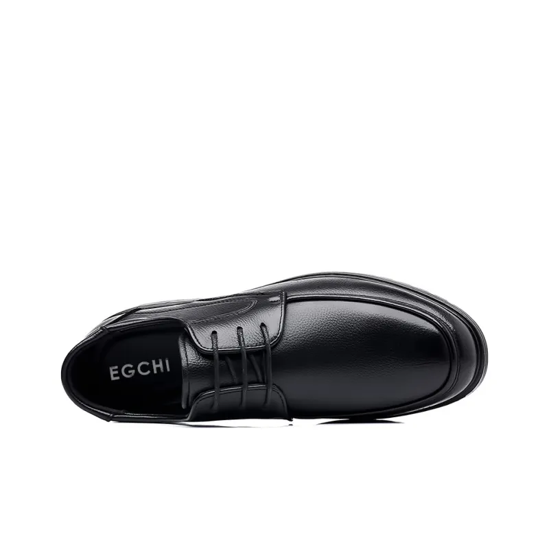 EGCHI Men's Casual Shoes Men Mid Top Black-1