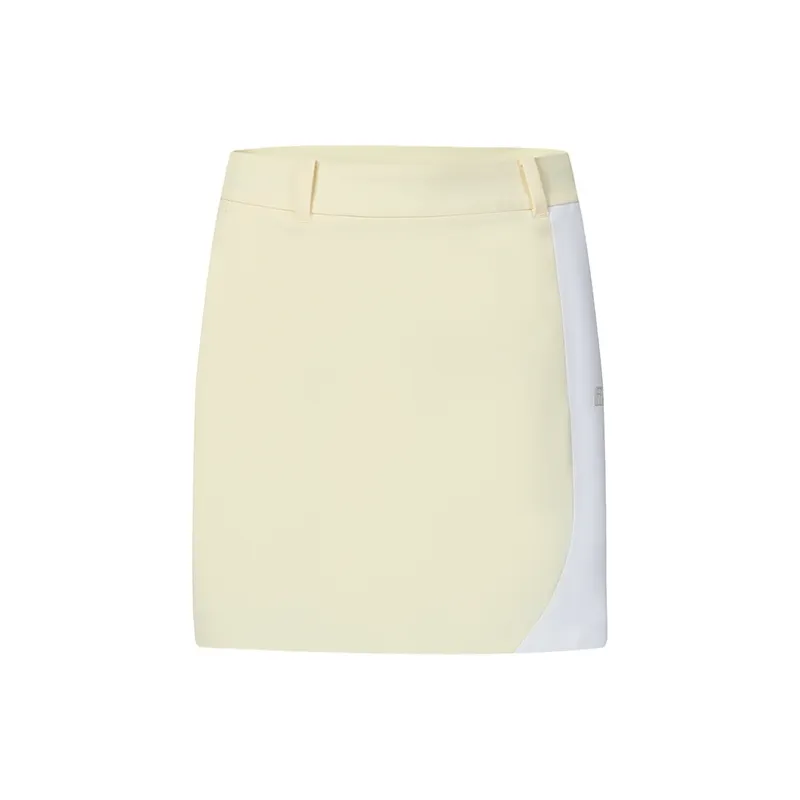 FILA Golf Series SS24 Casual Short Skirts Women's Pear Blossom Yellow-2
