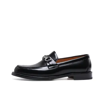 IGESHI Casual Leather Shoes Men's Black