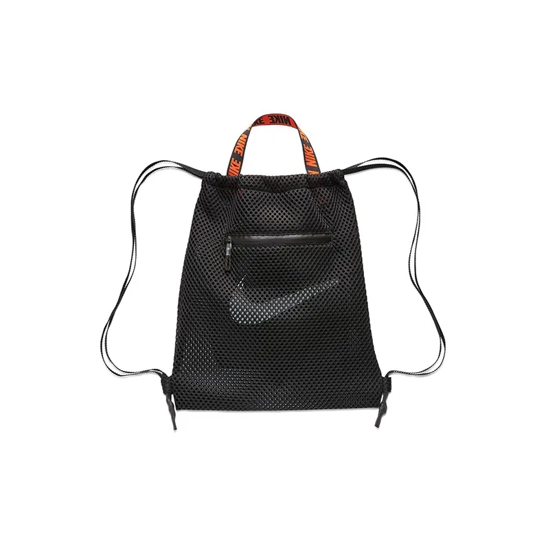 Nike Polyester Sports Bag Training Backpack Regular Unisex Orange Black-0