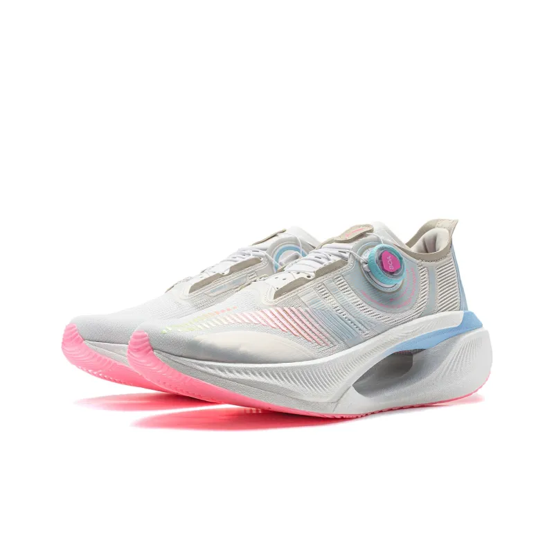 LiNing Jueying 2 Cushioning Anti Slip And Wear Resistant Breathable Rebound Low Top Casual Running Shoes Unisex White-3