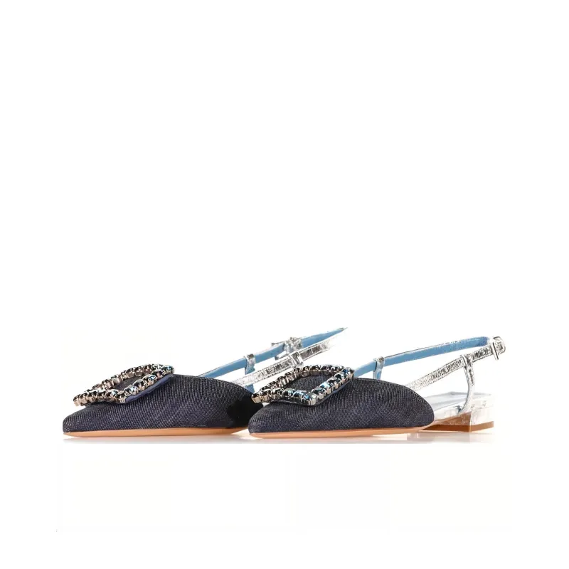 Roberto Festa Casual Single Shoes Women's Blue-3