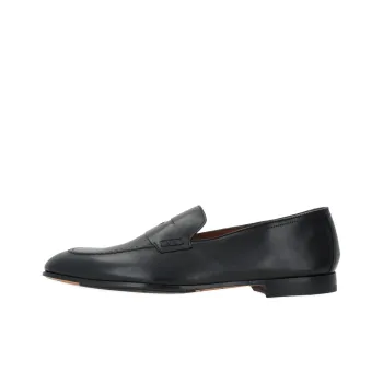 DOUCAL'S Penny-slot Leather Loafers