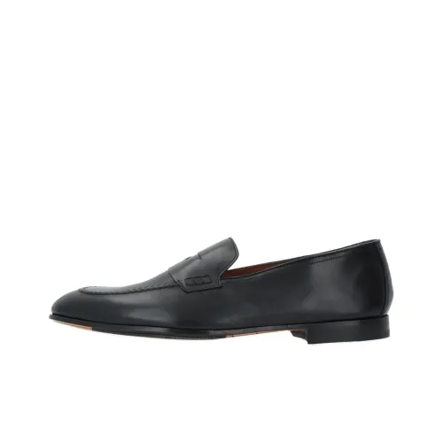 DOUCAL'S Penny-slot Leather Loafers