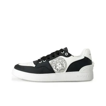 FANSIZHE Low Top Skateboard Shoes Men's Black White