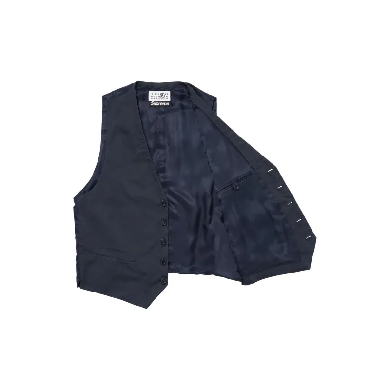 Supreme MM6 Maison Margiela Washed Cotton Suit Vest-2