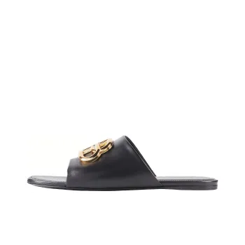 Balenciaga Oval Mules Black Women's