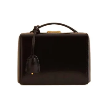MARK CROSS Calfskin Handbag Shoulder Bag Crossbody Bag Women's Black