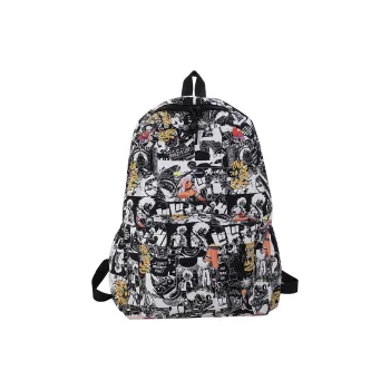 TINYAT Nylon Backpack Large Size Unisex Style 1 Blue/Style 1 Yellow