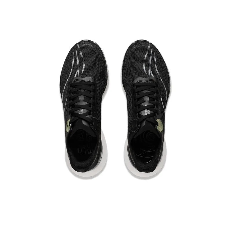 LiNing Jueying 2 Essential Cushioning Anti Slip And Wear Resistant Breathable Rebound Running Shoes Men's Black White-4