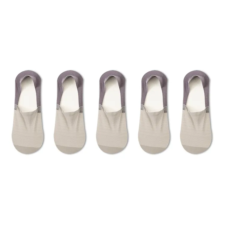 Taste The Color No Show Socks Men's 5 Pack-11