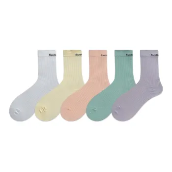 COTTON CHEESE Mid-Calf Socks Women's