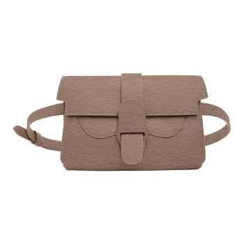 SENREVE Cow Leather One Shoulder Crossbody Fanny Pack Regular Women's Latte