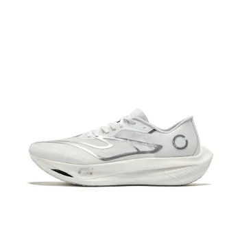 Erke Zhijing 2.0 Cushioning Rebound Low Top Running Shoes Men's White Dwarf