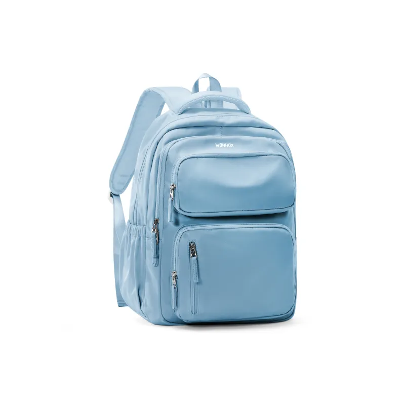 WONHOX Fabric Backpack Laptop Bag Regular Unisex Multicolor-30
