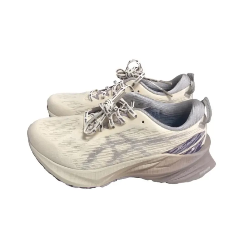 Asics Novablast 3 Anti Slip Wear Resistant Low Top Running Shoes Women's White-1