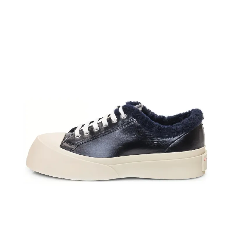 MARNI Pablo Lace-Up Sneaker 'Black Fur'-0