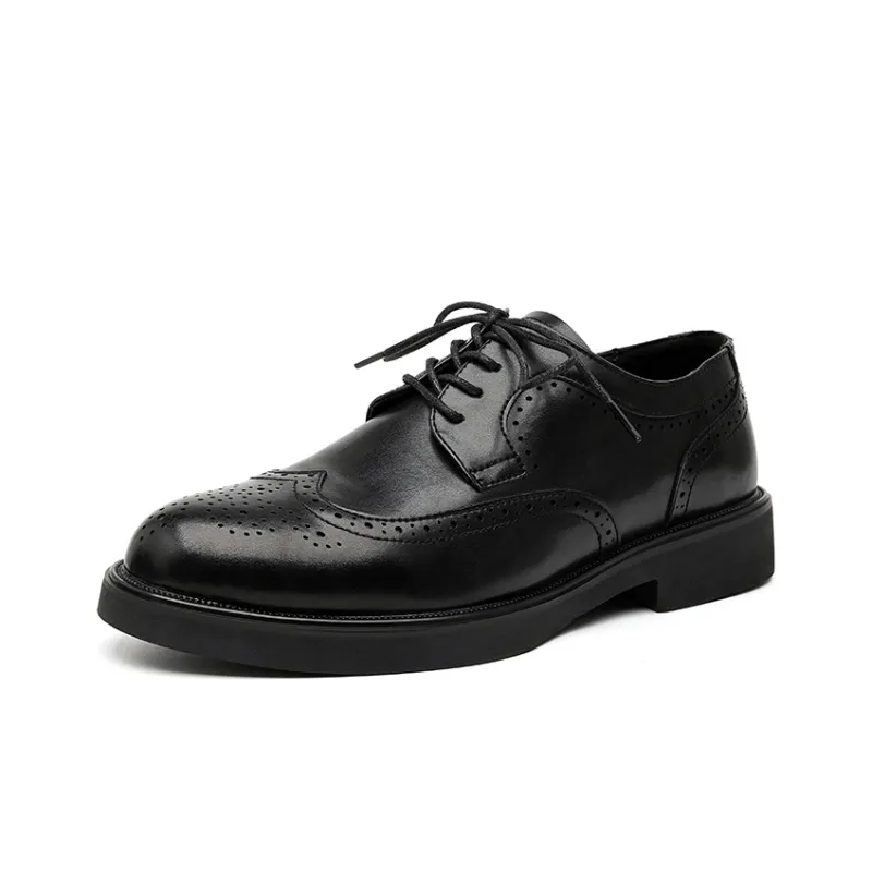 MODENGPAN Dress Shoes Men's Black-1