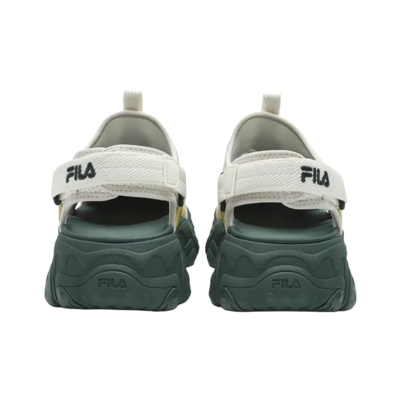 FILA FLUID 5 SANDAL Beach Sandals Women's White Yellow-2