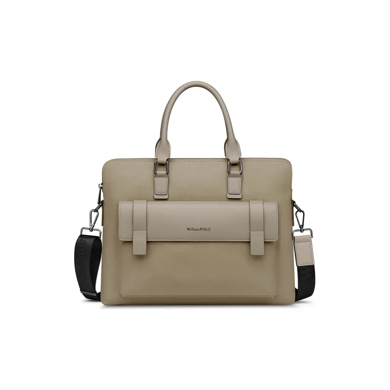 WilliamPOLO Fabric Handbag Shoulder Bag Crossbody Bag Briefcases Large Size Men's Multicolor-14