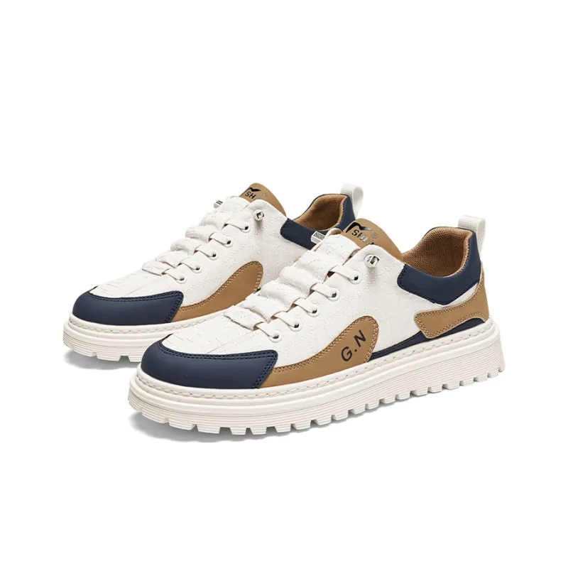 G.N.SHIJIA Breathable Height Increasing Low-Top Casual Shoes Men's-2
