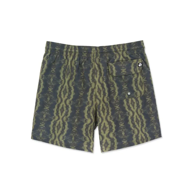 DUNKELVOLK Leopard Print Water Resistant Beach Shorts Men's-13
