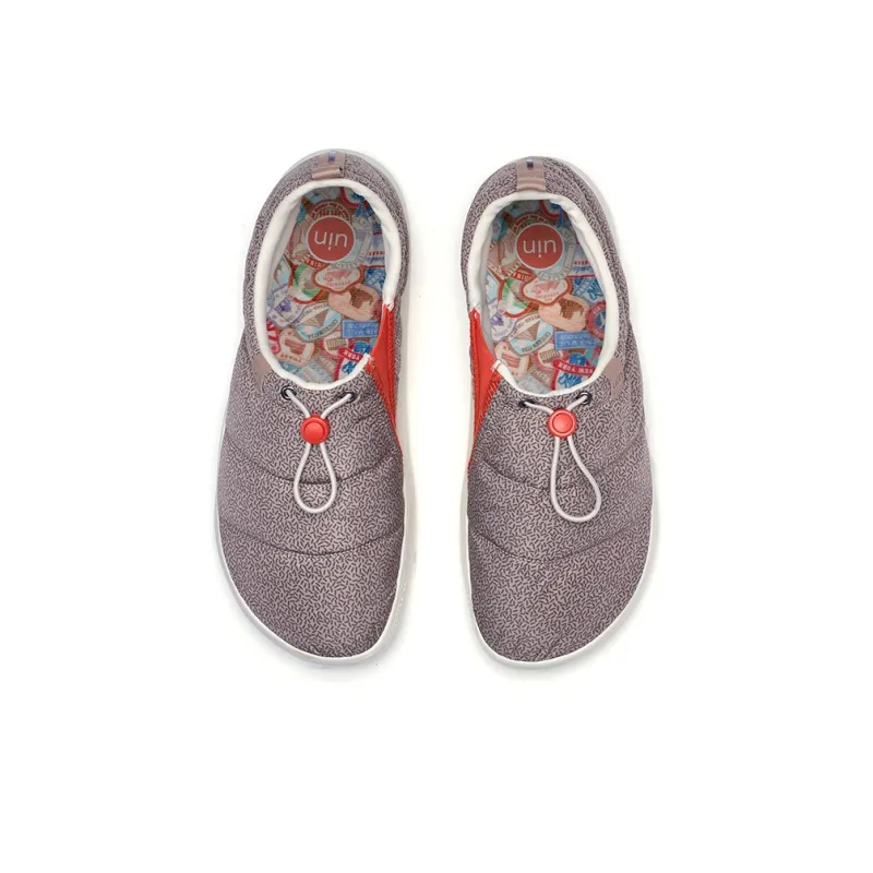U.IN Painted Travel Shoes Toledo 1/10 Water-Resistant Lightweight Low-Top Casual Shoes Men's-1
