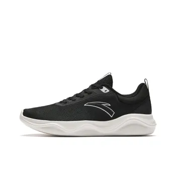 Anta Durable Breathable Low Top Training Shoes Men's Black White