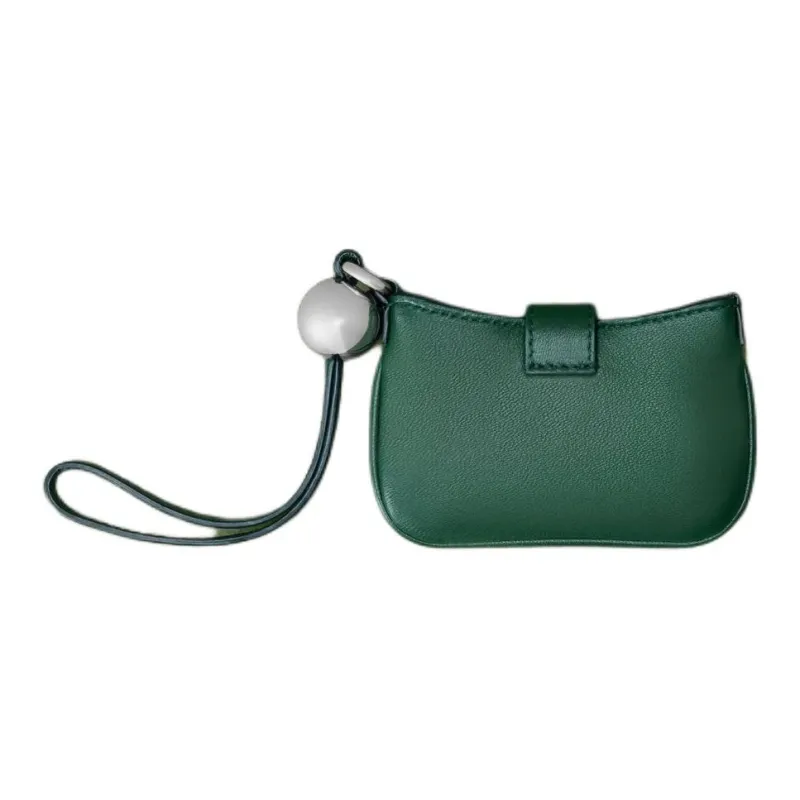 Jacquemus Lambskin Clutch Women's Dark Green-1
