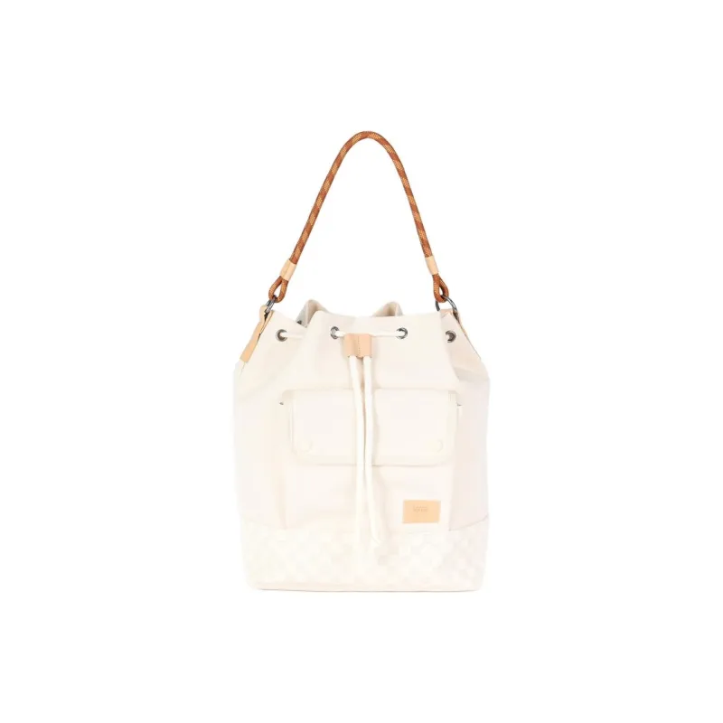 Vans Cotton Bucket Bag Handbag Regular Unisex Natural/Dove Color-3