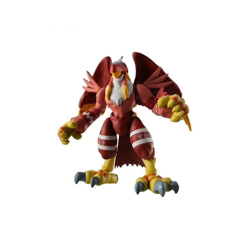 BANDAI WarGreymon Bandai Digimon Angelmon Garurumon Set 10cm Scale Figures-1