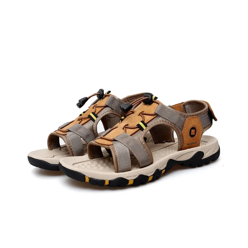 Black tailed Deer Beach Sandals Men's-6