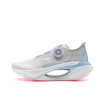 LiNing Jueying 2 Cushioning Anti Slip And Wear Resistant Breathable Rebound Low Top Casual Running Shoes Unisex White