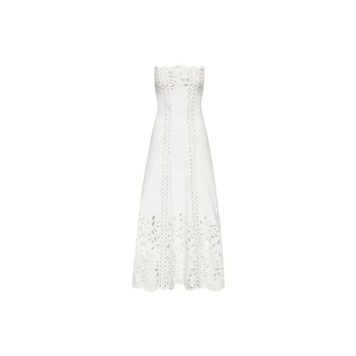 OSCAR DE LA RENTA Floral Guipure-lace Maxi Dress