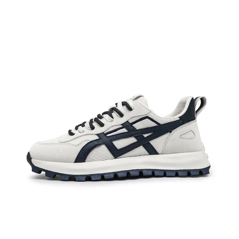 X-ZONE Cushioned Slip-Resistant Abrasion-Resistant Breathable Low-Top Casual Shoes Men's-7
