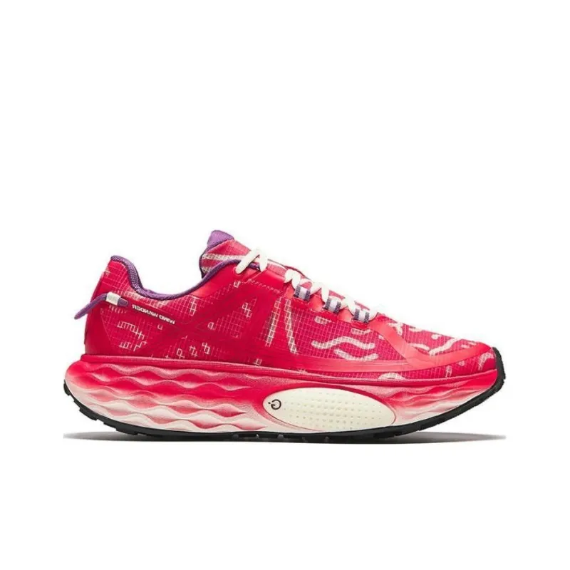 Anta ChengFeng Cushioning Anti-Slip And Wear-Resistant Low-Top Running Shoes Men's Red White-1