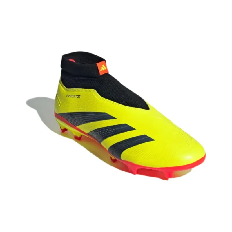 Adidas Predator 24 League Laceless Fg Team Solar Yellow Core Black Cloud White-2