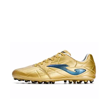 Joma MG Rubber Short Studs Artificial Ground Anti Slip Wear Resistant Soccer Shoes Men's Crimson Gold