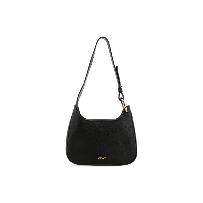 FANSIZHE Cow Leather Shoulder Bag Women's Black-2
