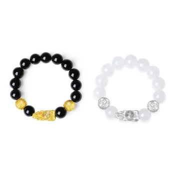 VANA Obsidian Jade Bracelets Unisex