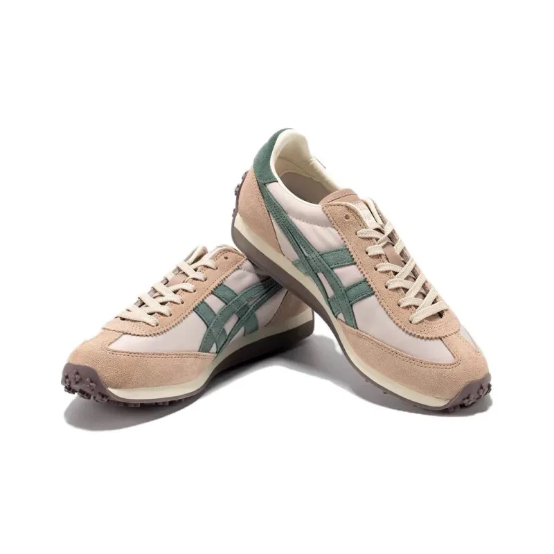 Onitsuka Tiger Edr 78 Cushioning Wear Resistant Low Top Casual Shoes Unisex Brown Green-3