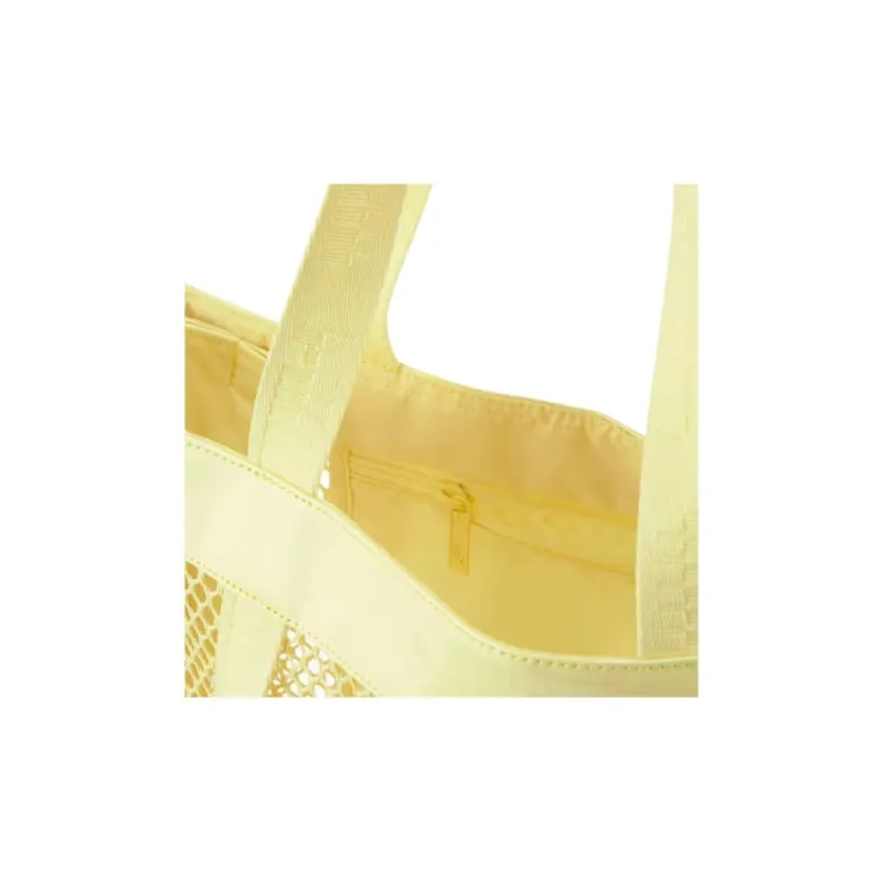 PUMA Fabric Tote Bag Shopping Bag Shoulder Bag Handbag Regular Unisex Light Yellow-2